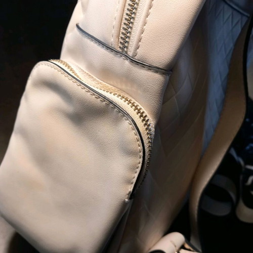 Rocco Barocco women's backpack ivory-beige like new, with 6 pockets