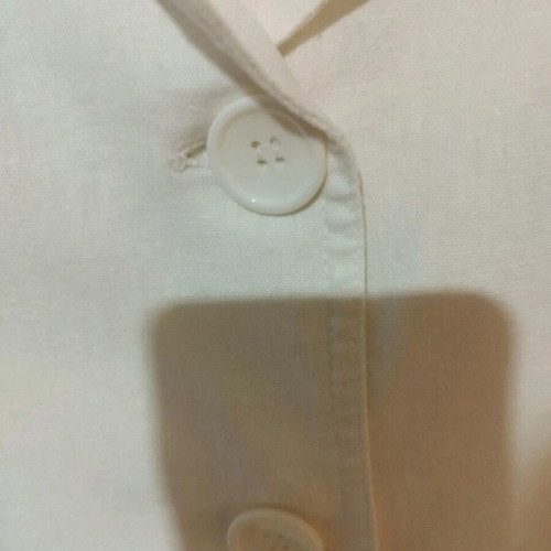 Provetto white summer jacket, cotton fabric, size M-L