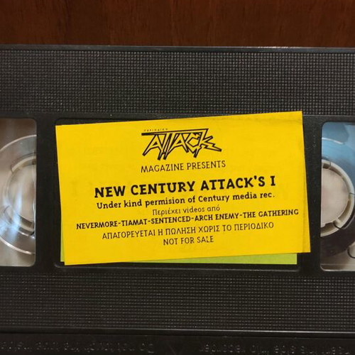 Metal VHS tapes like new, pack of 4 from Attack magazine