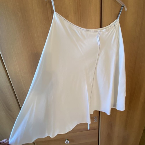 Tuzzi Linen Asymmetrical Skirt new, black and white