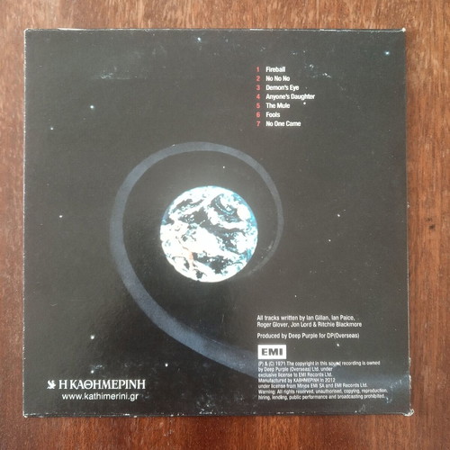 Deep Purple Fireball CD used, rock