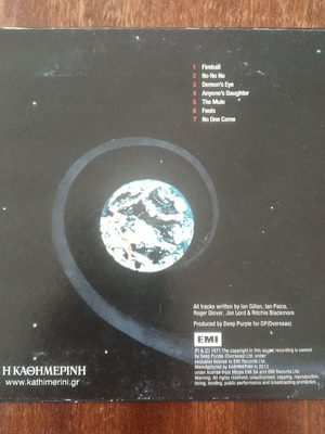 Deep Purple Fireball CD used, rock