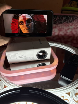 Mini LED Projector with Remote Control like new