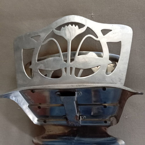 Iron letter holder used, vintage style, 16x13 cm