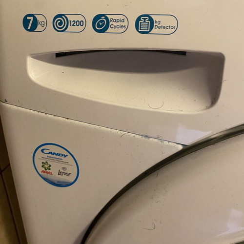 Candy CS1272DE washing machine like new, 7 kg capacity