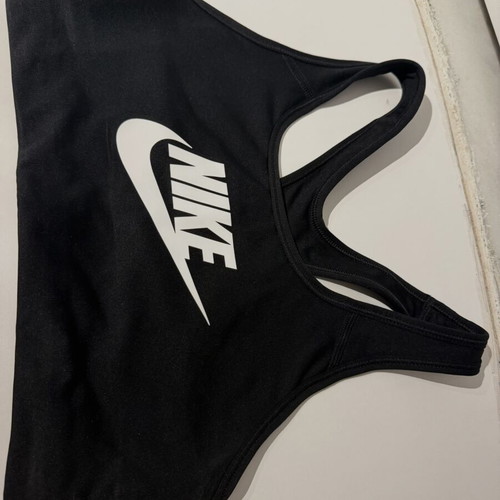 Nike black sports bra, size S