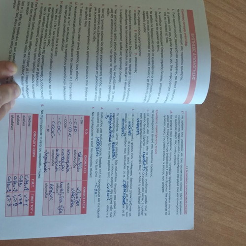 Chemistry Book B Lykeiou used, Poukamisas editions