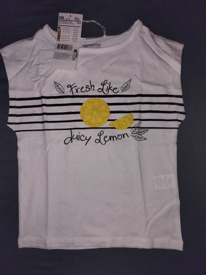 Children's T-shirts new, pack of 2, sizes 5-6 years