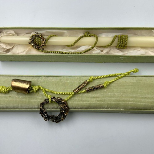 Vintage candle with box new