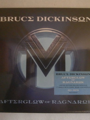 Bruce Dickinson Afterglow of Ragnarok 7" vinyl single new, metal