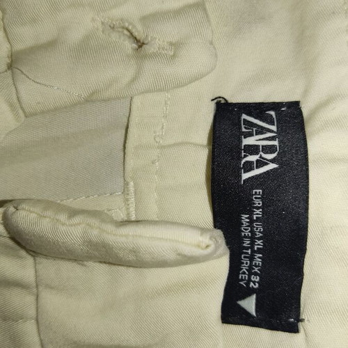 Zara παντελόνι XL μεταχειρισμένο, άσπρο