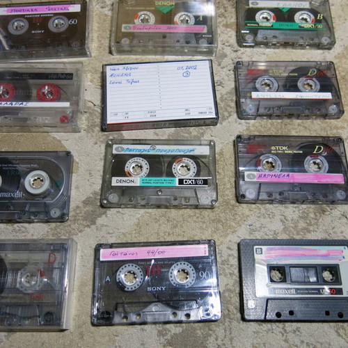 Audio cassette tapes like new, collection of 51 pieces
