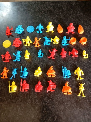 Φιγούρες Αστερίξ πλαστικές μινιατούρες σε άριστη κατάσταση