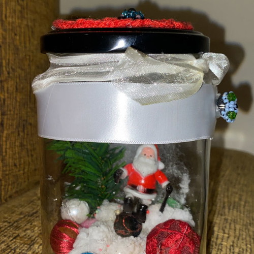 Christmas decorative vase