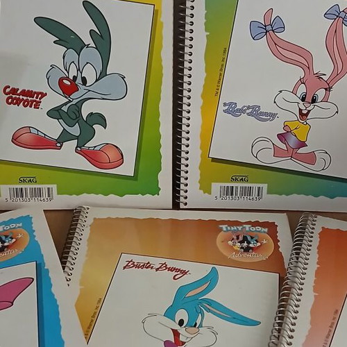 Τετράδια Tiny Toon πακέτο 5 από τη δεκαετία του 1990, καινούργια
