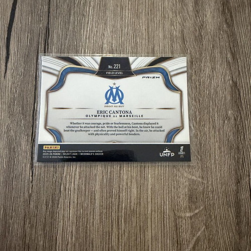 Marseille Eric Cantona Prizm Insert card like new