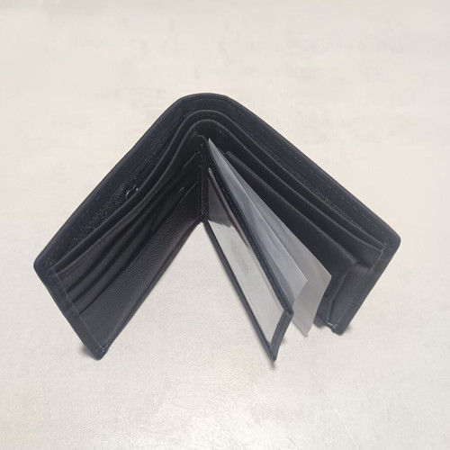 Horse Imperial men's wallet new, black with card slots and coin pocket