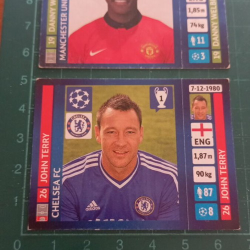Αυτοκόλλητα συλλογή Panini UEFA Champions League 2011/2012 σαν καινούργια, 2 τεμάχια