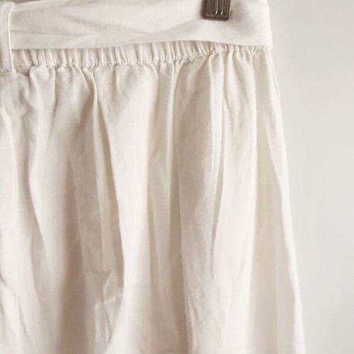 Vila pants new, linen and cotton, size M, white