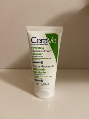 CeraVe Hydrating Cream to Foam Κρέμα Καθαρισμού Προσώπου καινούργιο