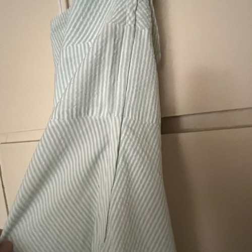 H&M backless dresses size 42 like new, gray and soft green