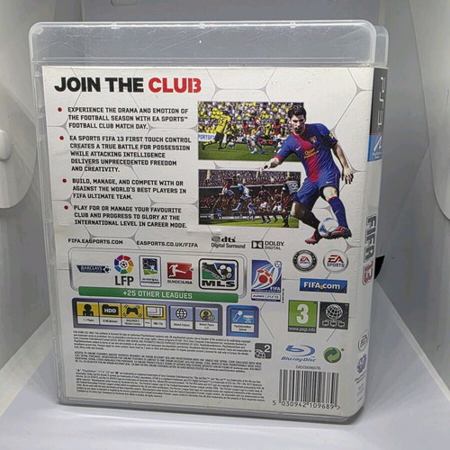 FIFA 12 and FIFA 13 PS3 games used, sports