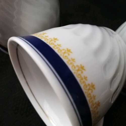 Zajecar coffee cups used, set of 3 Yugoslavian