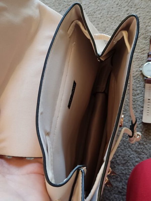 Backpack white-beige like new