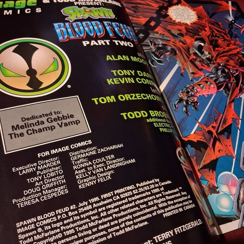 Spawn Blood Feud Issue #2 (1995) new, foreign