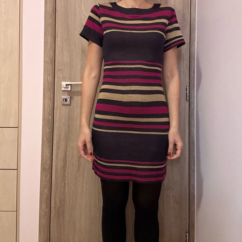 Knitted dress medium Fifilles Paris used, multicolored