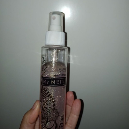 My MISTIC body mist with glitter like new