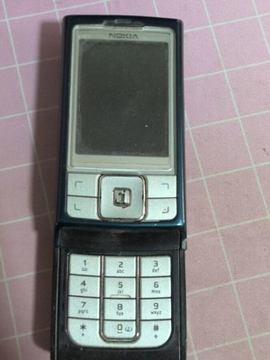 Nokia 6270 used, unknown working condition, without battery