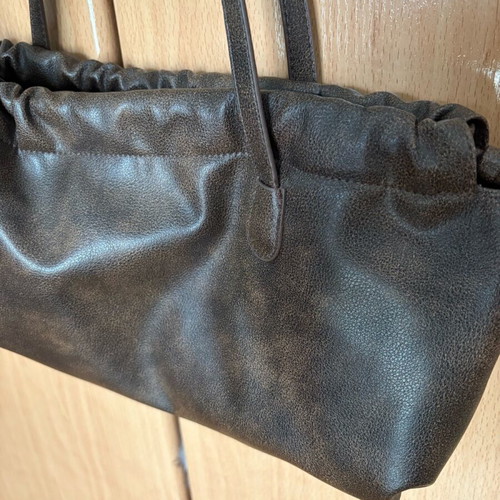 H&M Shoulder Bag Brown with Leather Feel like New
