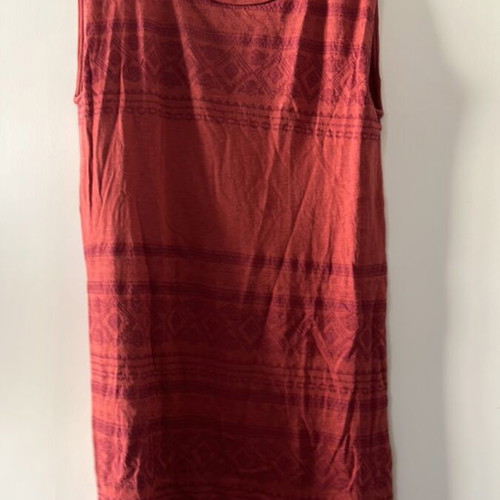 Pull & Bear top no S, new, open sides, brick red