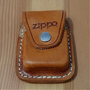 Vintage ZIPPO - Leather Lighter Pouch Brown