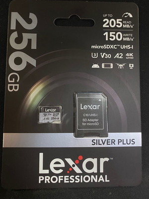 Lexar Professional microSDXC UHS-I C1272606 нов, фабрично запечатан