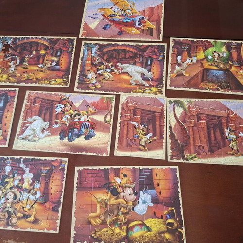 Disney Puzzle 10 in 1 Mickey Mouse & Friends like new