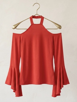 Kalestesia red blouse size M like new
