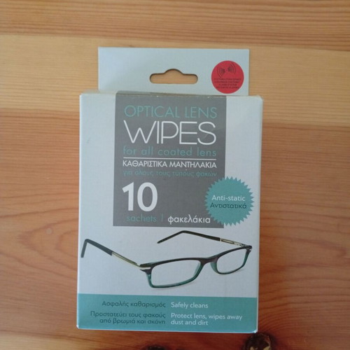 Optical lens wipes pack of 10 like new