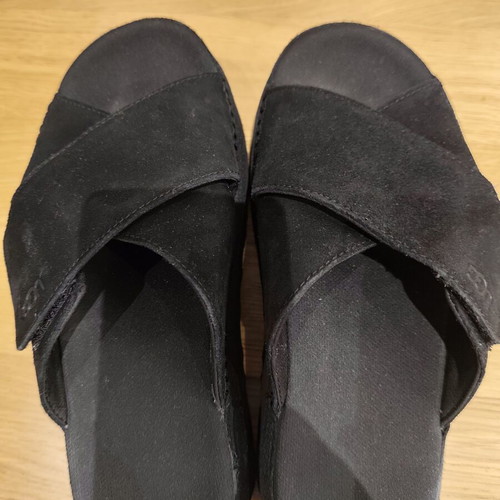 Ugg sandals size 39, like new, black