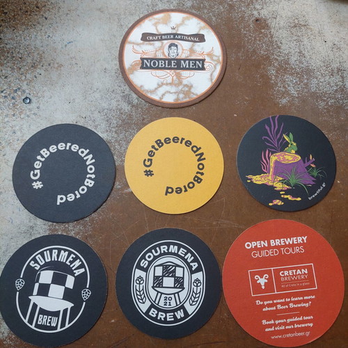 Greek coasters pack of 7 like new