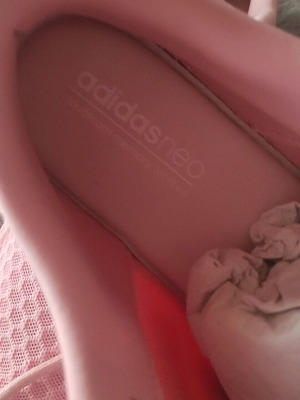 Adidas athletic shoes new, pink, size 40.5