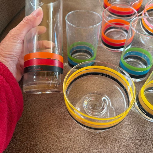 Vintage Pierre Cardin glassware set like new