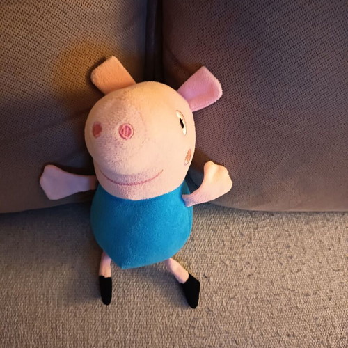 Peppa and George plush toys, 13cm and 18cm