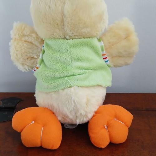 Stuffed duck 35 cm washed without sound like new
