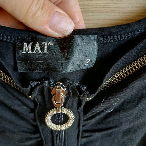 Mat set of three pieces like new, black and gold