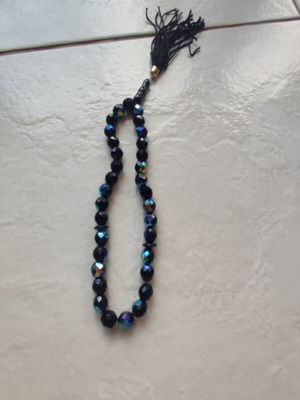 Worry beads new with 33 beads, heavy and colorful