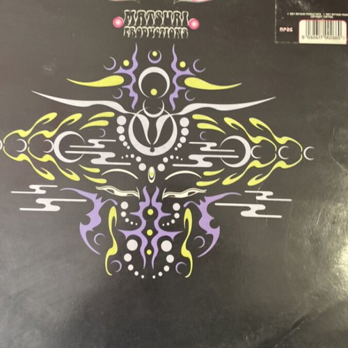 Goaxtrance record used, electronic genre, cover with wear