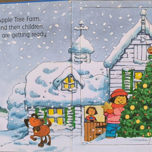 Poppy and Sam's Christmas book with puzzles