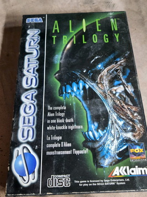 Sega Saturn Alien παιχνίδι μεταχειρισμένο με κουτί και βιβλιαράκι